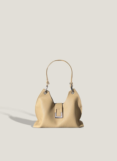 ISOLE公式|本革使用のトートバッグ、ベージュ色で高級感