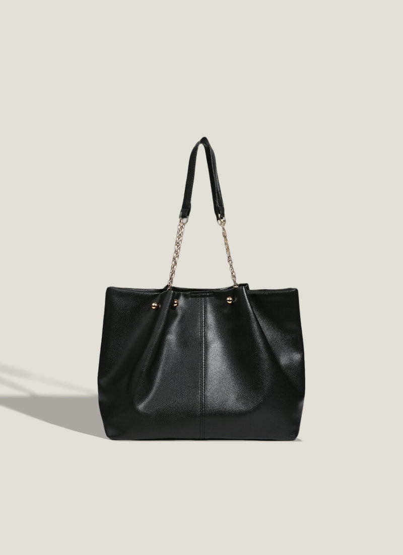 ISOLÉ公式｜トートバッグ 光沢感 チェーン 肩掛け ISOLE