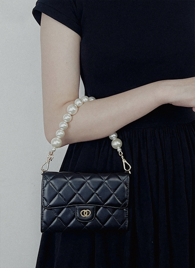 ブラックレザーハンドバッグ　ショルダーバッグ　isole 本革 コレクション – ISOLE