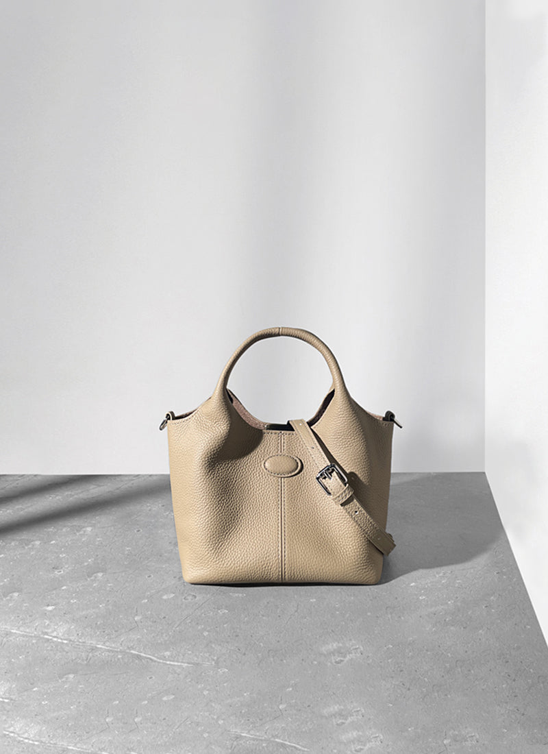 ISOLÉ公式｜バケットバッグ 大人な落ち着きがあり 本革 ISOLE