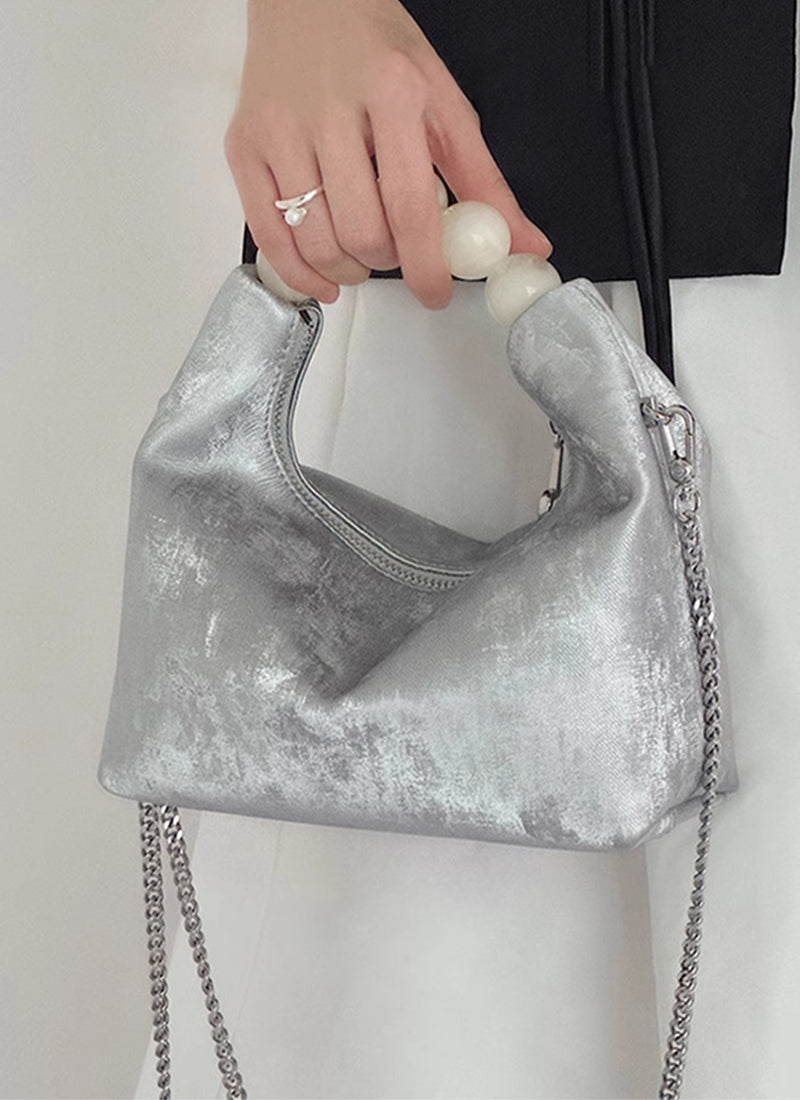 ISOLÉ公式 | ハンドバッグ エレガント ビーズハンドル ISOLE