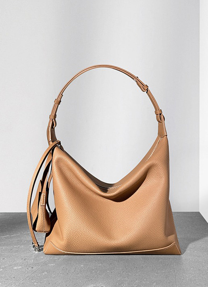 ISOLÉ公式 | ショルダーバッグ エレガント ドレープ 牛革 ISOLE