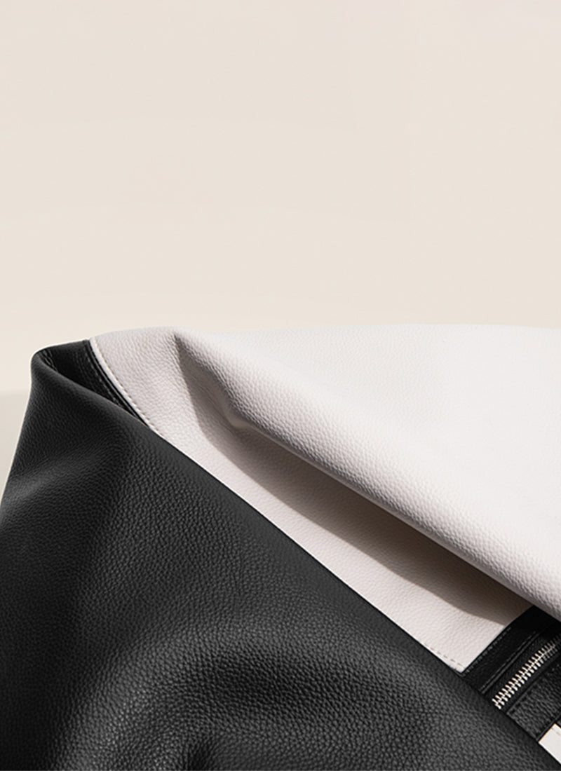 ISOLE公式｜レザーバッグ、ブラック色、高級感とセンス兼ね備え